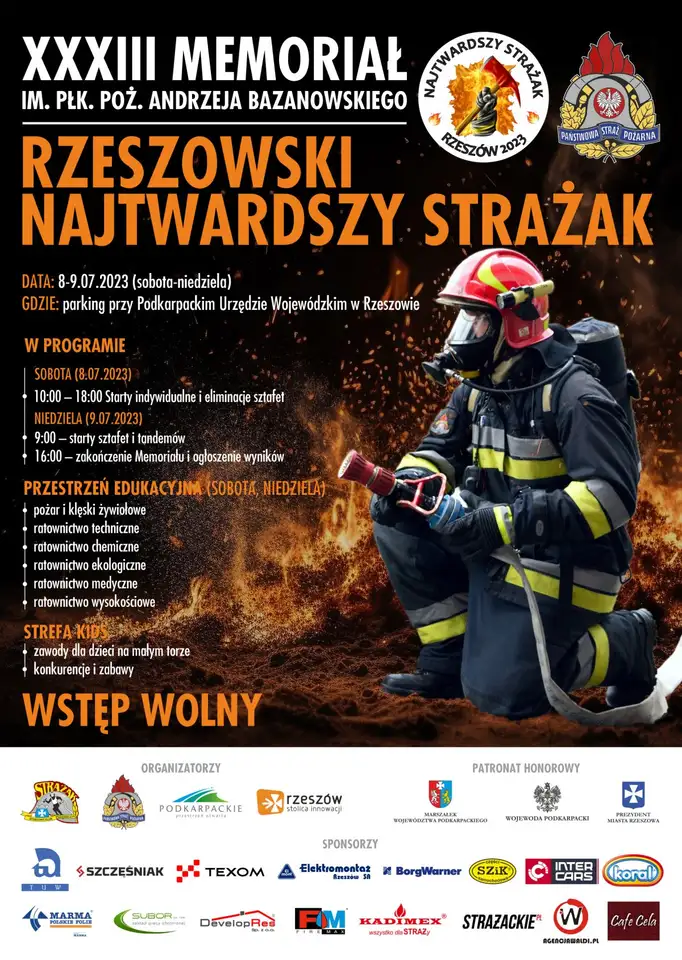 Zawody strażackie TFC (Toughest Firefighter Challenge) – Rzeszów 2023
